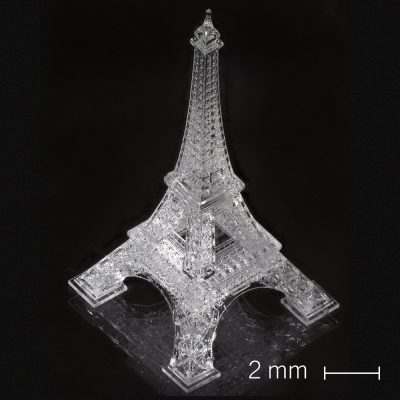Fused silica Eiffel Tower