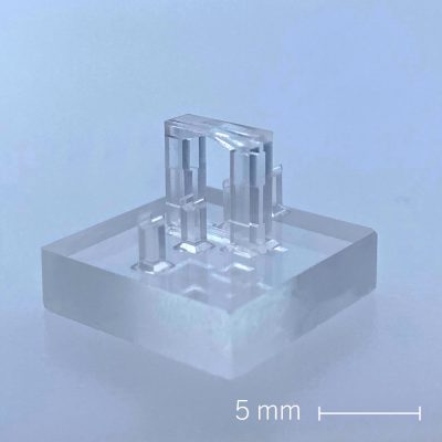 Fully transparent microfactory for filter testing